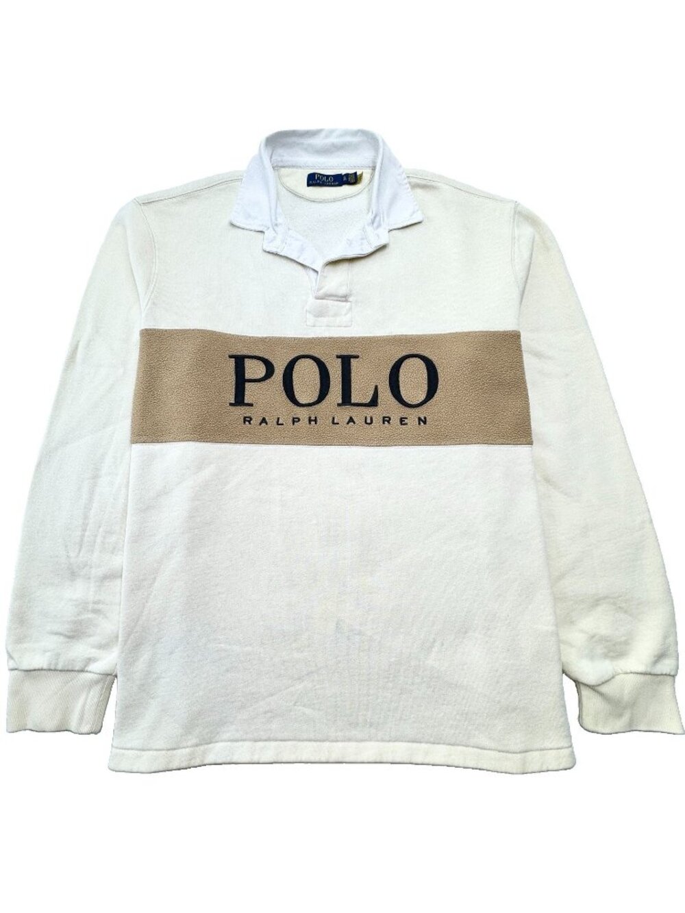 Polo Ralph Lauren Rugby Polo Long Sleeve Sweatshirt Men’s XL Big Polo Spellout